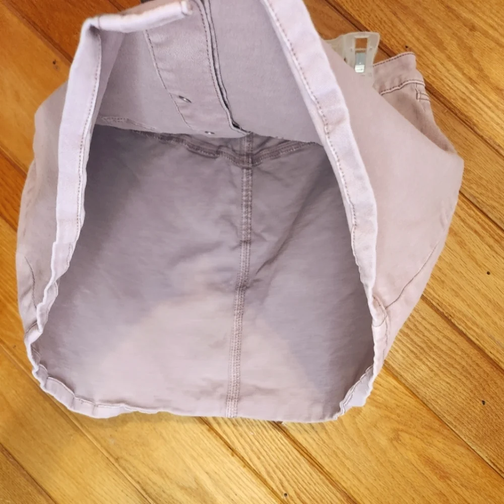 Altar'd state small light purple button up mini skirt